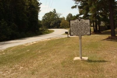 Moss Grove Marker, as seen along SC 6, looking south. Click for full size. Moss Grove Marker, as seen along SC 6, looking south image. Click for full size.