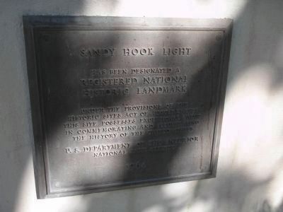 National Historic Landmark (Lower Marker) image. Click for full size.