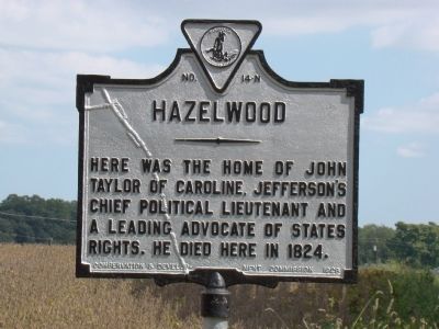 Hazelwood Marker. Click for full size. Hazelwood Marker image. Click for full size.