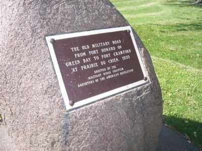 The Old Military Road Marker. Click for full size. The Old Military Road Marker image. Click for full size.