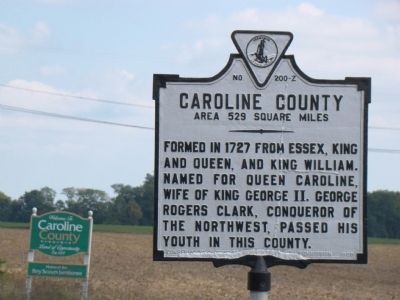 Caroline County Face of Marker image. Click for full size.