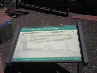 The Navesink Highlands Light Station Marker image. Click for full size.