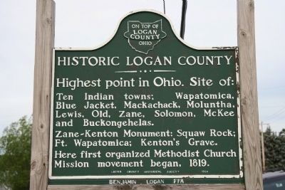 Historic Logan County Marker image. Click for full size.
