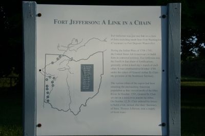 Fort Jefferson: A Link in a Chain Marker image. Click for full size.