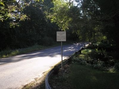 Marker on Locust Point Road image. Click for full size.