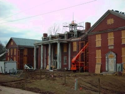 Emery Hall under renovation. Click for full size. Emery Hall under renovation image. Click for full size.