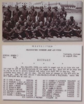 The Tuskegee Airmen Marker image. Click for full size.