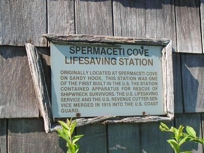 Second Marker on Lifeboat Station image. Click for full size.