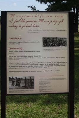 Walterboro Army Air Field Marker image. Click for full size.