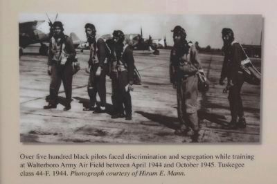 training at Walterboro Army Air Field between April 1944 and October 1945. image. Click for full size.