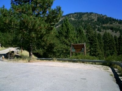 Emile Grandjean Marker Along Hwy 21 image. Click for full size.