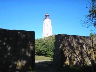Sandy Hook Lighthouse from the Mortar Battery image. Click for full size.