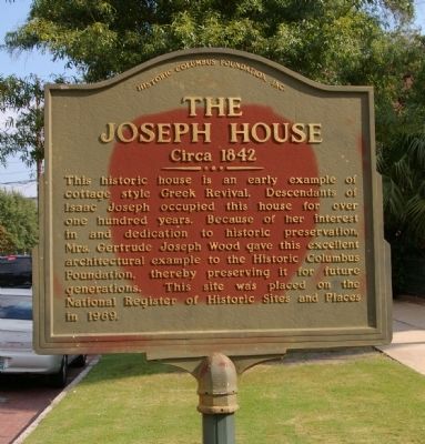 The Joseph House Marker image. Click for full size.