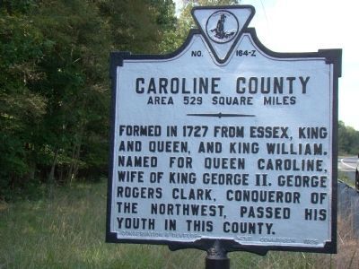 Essex County / Caroline County Marker image. Click for full size.