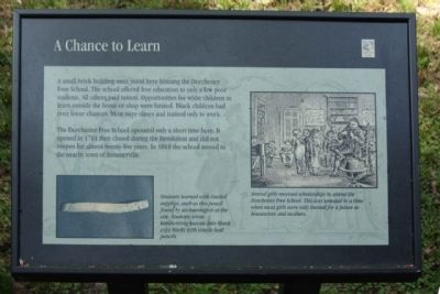 Dorchester Free School Marker image. Click for full size.
