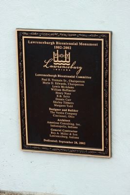 Plaque - - Bicentennial Committee image. Click for full size.