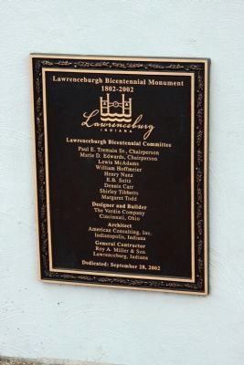 Plaque - - Bicentennial Committee. Click for full size. Plaque - - Bicentennial Committee image. Click for full size.