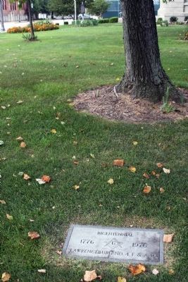 Tree & Bicentennial Stone Marker image. Click for full size.