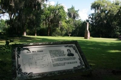 Civil War Prison Marker and Site image. Click for full size.