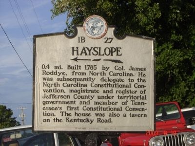 Hayslope Marker. Click for full size. Hayslope Marker image. Click for full size.