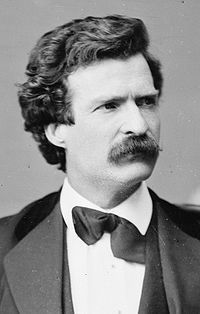 Samuel Clemens - "Mark Twain" image. Click for full size.