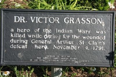 Dr. Victor Grasson Marker image. Click for full size.