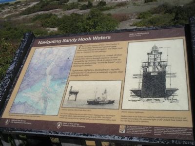 Navigating Sandy Hook Waters Marker image. Click for full size.