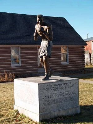 Jack Dempsey statue and birthplace image. Click for full size.