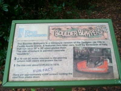 Boulder Bumpers Marker. Click for full size. Boulder Bumpers Marker image. Click for full size.