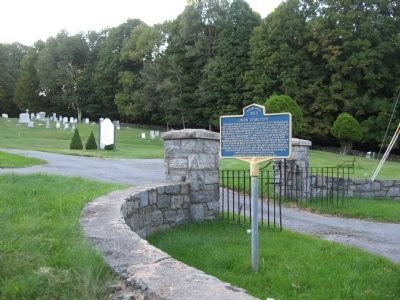 Union Cemetery and Marker image. Click for full size.