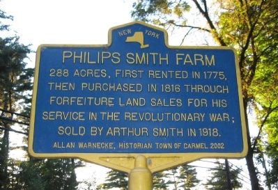 Philips Smith Farm Marker. Click for full size. Philips Smith Farm Marker image. Click for full size.