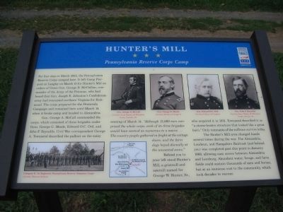 Hunter's Mill Marker image. Click for full size.