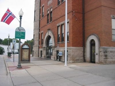 Main Street Historic District Marker. Click for full size. Main Street Historic District Marker image. Click for full size.