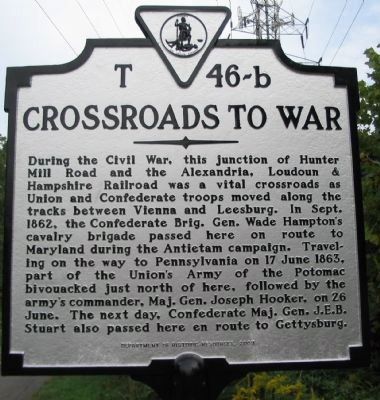 Crossroads to War Marker image. Click for full size.