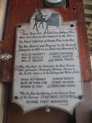 Sign Mounted at Entrance to the Mark Twain Museum image. Click for full size.
