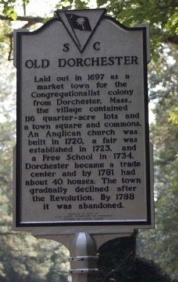 Old Dorchester Marker image. Click for full size.