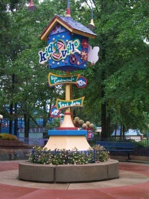 Located in the KidZville section of Kings Dominion. Click for full size. Located in the KidZville section of Kings Dominion image. Click for full size.