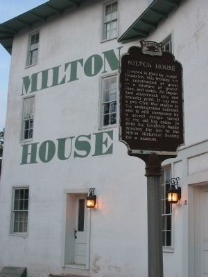 Milton House Marker image. Click for full size.