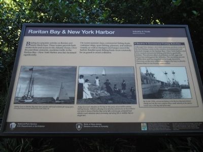 Raritan Bay & New York Harbor Marker. Click for full size. Raritan Bay & New York Harbor Marker image. Click for full size.