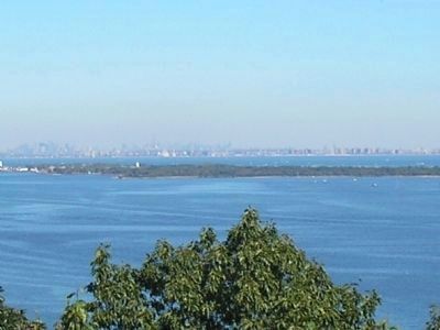 View from the Marker Raritan Bay & New York Harbor Marker image. Click for full size.