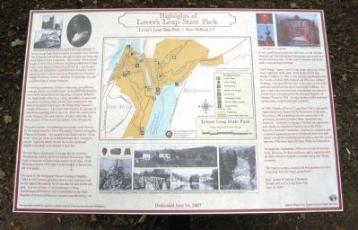 Lover’s Leap State Park Marker. Click for full size. Lover’s Leap State Park Marker image. Click for full size.