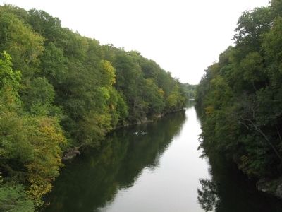 Lake Lillinonah from the Falls Bridge. Click for full size. Lake Lillinonah from the Falls Bridge image. Click for full size.