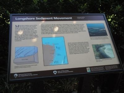 Longshore Sediment Movement Marker image. Click for full size.