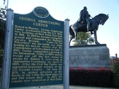General George A. Custer Marker image. Click for full size.