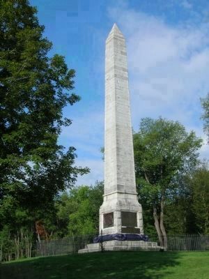 <center><b>The Oriskany Battle Monument</b></center> image. Click for full size.