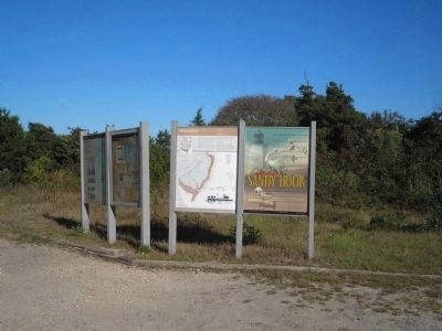 Markers on Sandy Hook image. Click for full size.