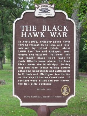 The Black Hawk War Marker <i>[west side]</i> image. Click for full size.