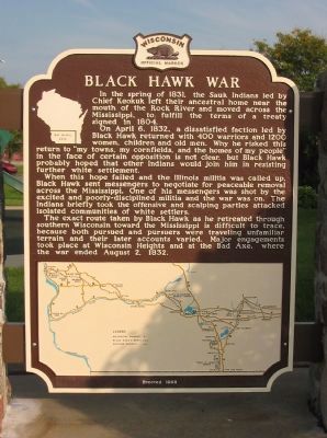 Black Hawk War Marker image. Click for full size.