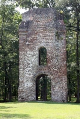 the brick bell tower of St. George’s Anglican Church image. Click for full size.