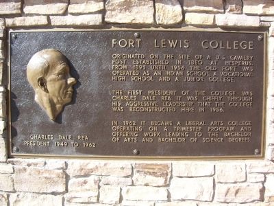 Fort Lewis College Marker. Click for full size. Fort Lewis College Marker image. Click for full size.